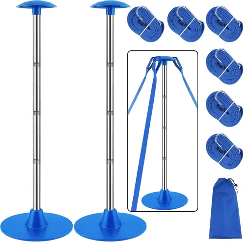 Vista 11 de Postes de soporte para cubierta de barco, sistema de soporte de cubierta de barco de acero inoxidable con correa de cincha, extensión de 4 etapas