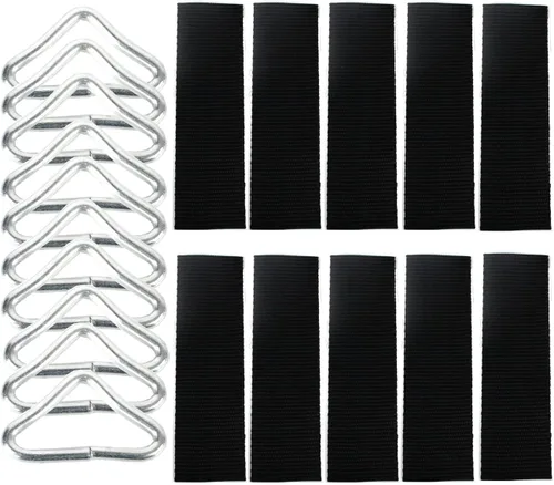 Trampolín Primavera Trampolín Anillo Trampolín Accesorios Trampolín Triángulo Hebilla 10 paquetes