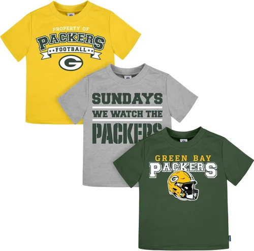 Vista 41 de Gerber Unisex Baby NFL 3 Pack Short Sleeve Team Fan Tee Shirt