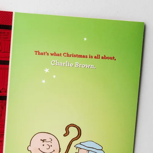 Vista 7 de DaySpring - Peanuts That's What Christmas is All About Charlie Brown - 18 tarjetas navideñas premium en caja, KJV