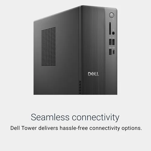 Vista 2 de Dell Slim Desktop ECS1250 - Procesador Intel Core i3 14100, 8 GB de RAM DDR5, SSD de 512 GB, WiFi 6, gráficos Intel UHD 730, Windows 11 Home