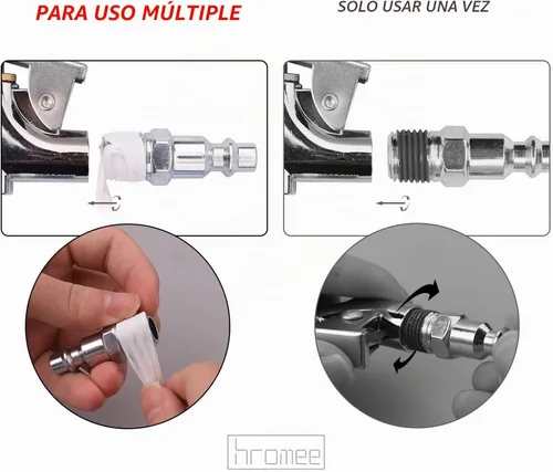 Vista 5 de Hromee Kit de montaje de drenaje de tanque extendido con manguera de acero trenzado de 10 pulgadas, válvula de drenaje de 1/4 pulgadas y codo