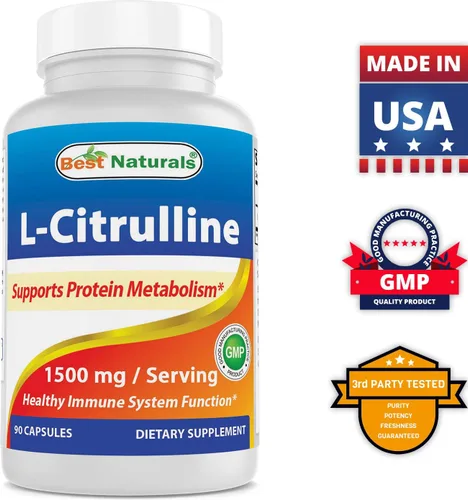 Vista 7 de Best Naturals L-Arginina 500mg y L-citrulina 1500mg