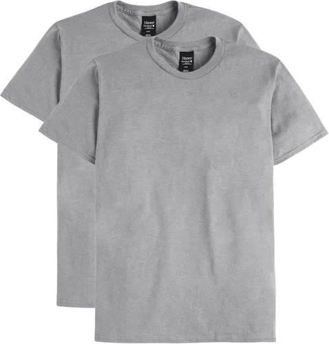 Vista 8 de Hanes playera Nano de algodón premium para hombre (paquete de 2 unidades)