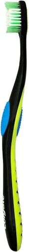 Vista 4 de Colgate 360 Fresh N' Protect - Cepillo de dientes ultra compacto, suave (los colores pueden variar) - Paquete de 6