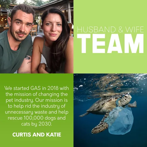 Vista 9 de Bolsas certificadas compostables para casa de G.A.S para excremento de gato - 10% para caridad - Basadas en almidón de maíz - Para limpiar bandejas