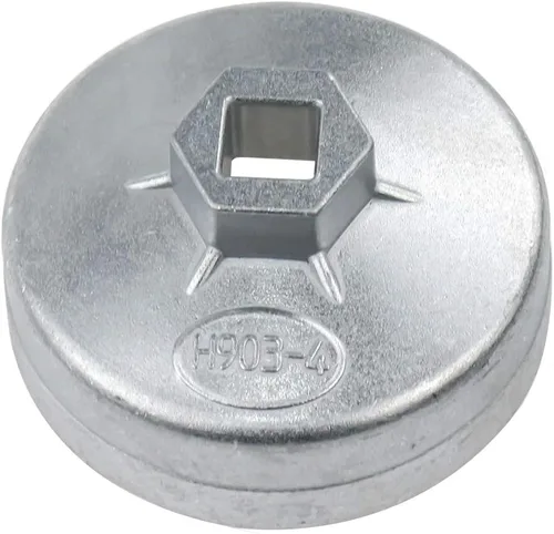 Vista 6 de Llave para tapa del filtro de aceite de 65 mm de diámetro interior en aleación de aluminio, 14 flautas