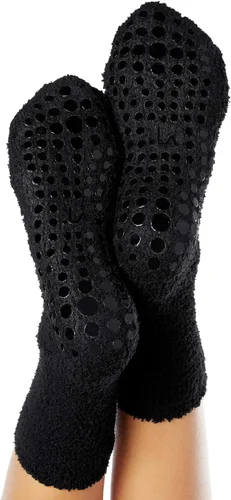 Vista 7 de LA ACTIVE Non Slip Yoga Grip Socks - Barre Ballet Pilates Athletic Socks for Men and Women