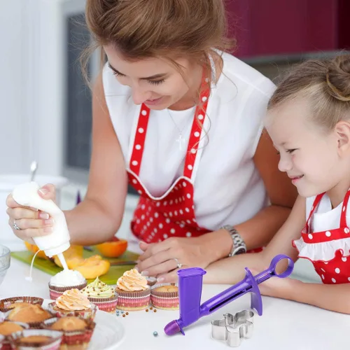 Vista 7 de Paquete de 2 aplicadores de perlas de plástico, 2 tamaños, conveniente y rápido comestible, para decoración de pasteles de fondant