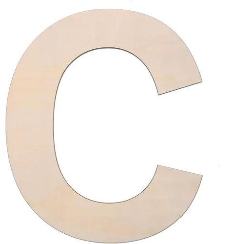 Vista 11 de Letra A de madera de 12 pulgadas, letra A de 1/4 de pulgada de grosor, grande de madera sin terminar para manualidades, decoración de pared del hogar