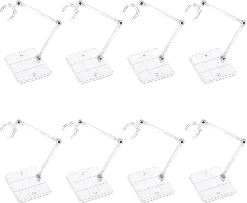 FINGERINSPIRE 8 Pcs Action Figure Stand Assembly Action Figure Display Holder Base Doll Model Support Stand for 6 inch Action Figures or Effects