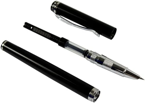 Vista 5 de Elegante pluma estilográfica Jinhao 301 Negro con punta fina de diamante