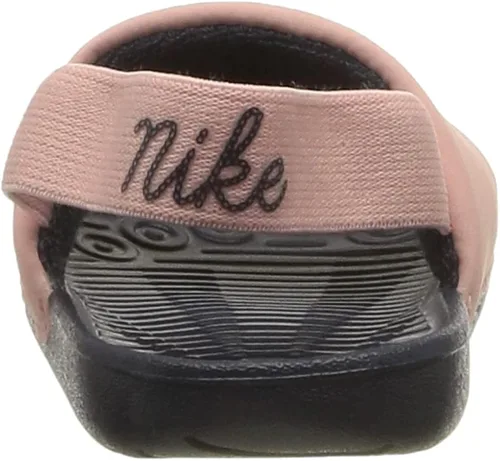 Vista 3 de Nike Kawa Slide - Zapatos para niñas, NegroNegroRosa Vivo