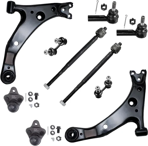Vista 10 de Detroit Axle - Kit de suspensión frontal de 10 piezas para Ford Focus C-Max 13-18, 2 brazos de control inferiores, 4 barras de acoplamiento