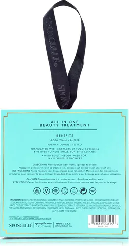 Vista 2 de SPONGELLÉ Buffer Corporal Infundido con Gel de Ducha de Flores en Caja, Hierba de Playa