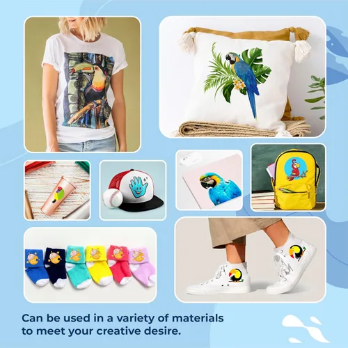 Vista 5 de Enlite Paquete de Valor de Tinta DTF Premium de 33.8 fl oz, Recarga de Tinta Digital Inkjet a Base de Agua para Impresoras Directas a Película