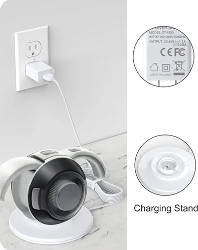 Vista 4 de WUKUR Base de cargador para aspiradora inalámbrica Black & Decker ORB-it compatible con el modelo ORB48MBN, ORB48PMN, ORB48BGN, ORB48PWN, ORB48CRN