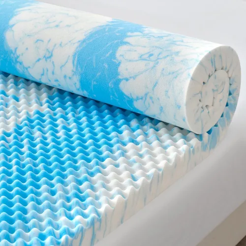 Vista 14 de SINWEEK Cubrecolchón de Espuma Viscoelástica con Relieve de Huevera de 2 Pulgadas Tamaño Individual, Almohadilla de Colchón Suave para Alivio