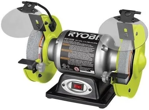 Ryobi Amoladora de banco BG612GSB de 6 pulgadas
