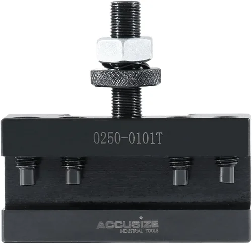 Vista 12 de Accusize Industrial Tools - Soporte de herramientas de cambio rápido estilo CA para torneado y roscado, para herramientas de torneado de 1 pulgada