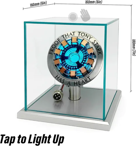 Vista 3 de Reactor Arc MK1 - Escala 1:1, luz LED alimentada por USB con sensor de vibración, sin montaje, incluye estuche de exhibición