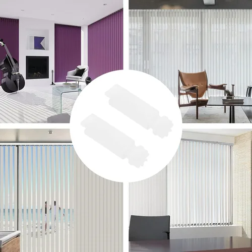 Vista 5 de SEWACC Kit de reparación de accesorios de polea ciega vertical, accesorios de cortina de plástico para reparación de persianas de ventana, 10 uds