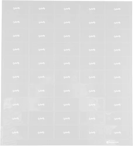 Vista 30 de Restaurantware Label Tek - Etiquetas autoadhesivas para botellas de jugo de 1.9 x 1 pulgada, 100 etiquetas autoadhesivas para botellas, resistentes
