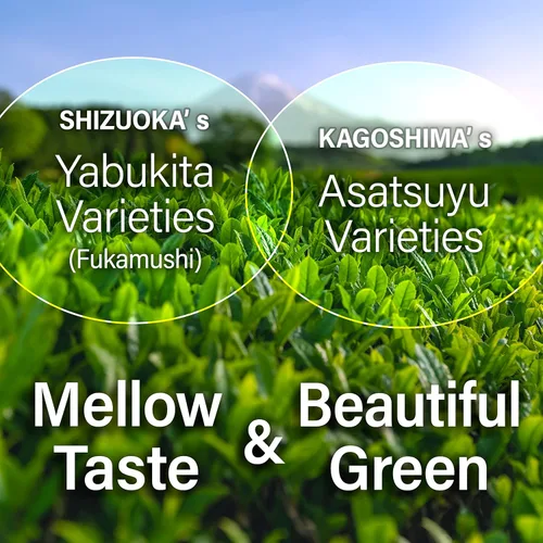 Vista 4 de Chaganju Sakura - Té verde floral - Hoja suelta japonesa con pétalos de sakura, 2.82 oz (80 g)