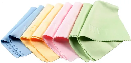 Vista 9 de Paños de limpieza de pantalla de microfibra, paquete de 4 unidades de 6 x 7 pulgadas para teléfonos celulares, tabletas, TV LCD, laptop, lentes