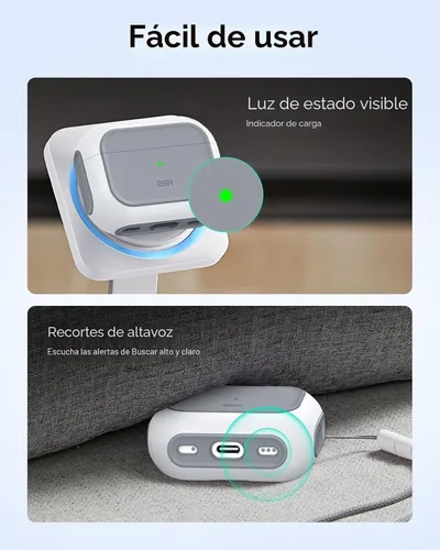 Vista 9 de ESR Funda para AirPods Pro 3, Compatible con Funda de AirPods Pro de 3ª Generación (2025), Compatible con MagSafe, Cubierta de Protección Completa