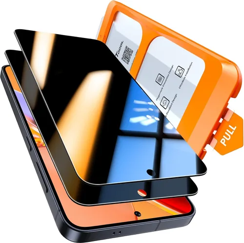 Vista 15 de TOCOL Protector de pantalla para Google Pixel 10 Pro XL 6.7 9H dureza grado militar inastillable HD vidrio templado para cobertura completa, fácil