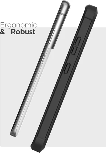 Vista 5 de ENCASED Falcon-Series - Funda para Samsung Galaxy S21, funda protectora resistente de cuerpo completo (negro mate)