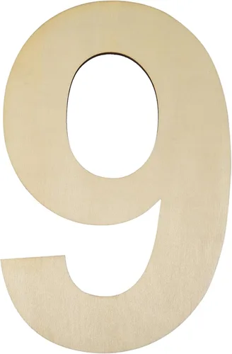 Vista 10 de HILAZA Tablero de madera grande de 12 pulgadas de grosor con número 0, 1/4 de pulgada de grosor, sin terminar, de madera en blanco, para decoración