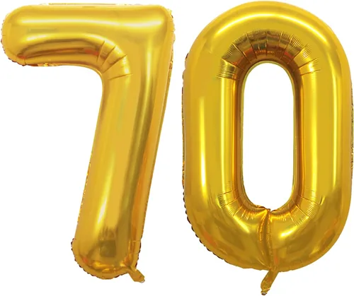 Vista 163 de GOER Globos con el número 80 para decoraciones de fiesta de cumpleaños número 80, globos de helio de aluminio jumbo de 42 pulgadas para 80 Oro rosa