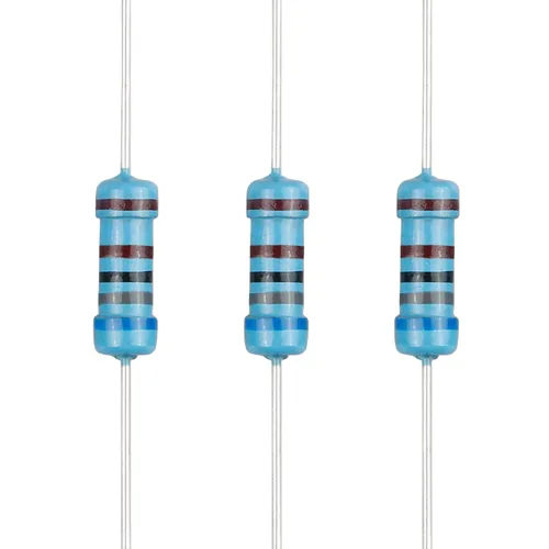 Vista 95 de 100 resistencias de 2.4 ohmios 1/2 W (0.5 vatios) ±1% tolerancia de película metálica, resistencia de valores múltiples opcional