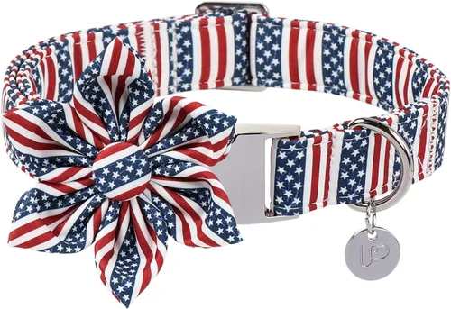 Vista 36 de Collar de perro del día de San Patricio con corbatín, collar de lazo de trébol de la suerte ajustable para perros hembras y niños, collar de perro