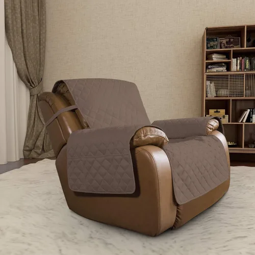 Vista 8 de Easy-Going - Funda reversible para sofá reclinable, resistente al agua, protector de muebles con correas elásticas, para mascotas y niños