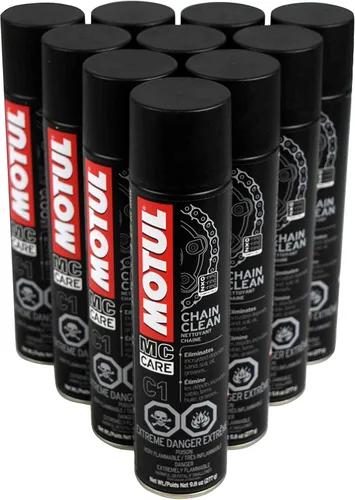 Motul 103243 C1 Chain Clean O, X y Z-Ring Compatible con 400mL/9.8 fl oz lata 10 unidades
