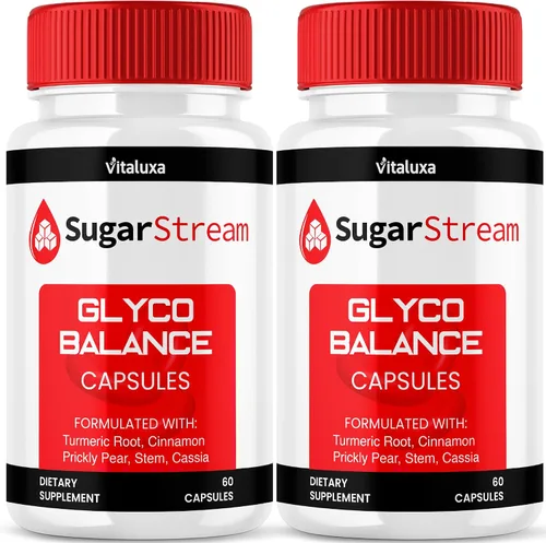 SugarStream - Cápsulas de Sugar Stream, pastillas de suplemento de apoyo a la salud sanguínea SugarStream Balance, cápsulas avanzadas de fórmula