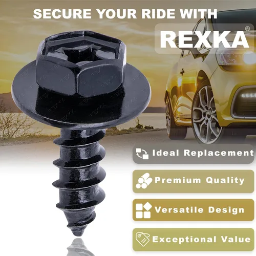 Vista 4 de Rexka Perno de tornillo de moldeo basculante para cubierta de parachoques para 90159-60498 Tacoma, Tundra, Highlander, RAV4, ES, GS, is, LS, RX