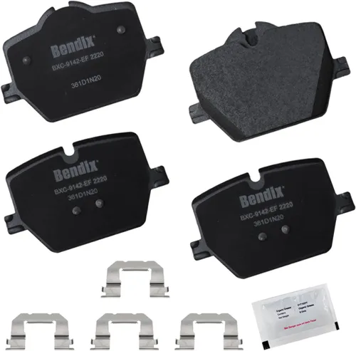 Vista 158 de Pastillas de Freno Traseras Cerámicas Bendix Priority1 CFC1510 para INFINITI QX56 2013-2011, QX80 2024-2014, Nissan Armada 2023-2017