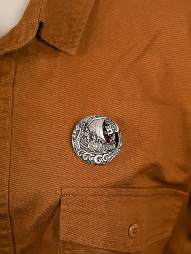 Vista 5 de HAQUIL Chal Bufanda Capa Mujer Nórdico Viking Ropa Sujetadores Broche Vintage Celta Pin Broche