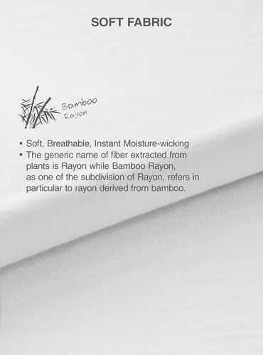 Vista 6 de DAVID ARCHY Camisetas suaves y cómodas de rayón de bambú para hombre, camisetas de manga corta, paquete de 3