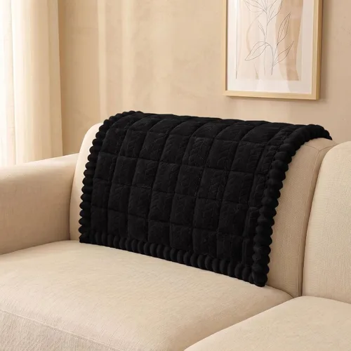 Vista 94 de Smiry Fundas Antideslizantes para Reposabrazos de Sofá para Perros, Fundas Mullidas para Reposabrazos de Sofá Aptas para Mascotas, Protectores