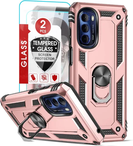 Vista 283 de LeYi Funda para Samsung Galaxy A05 (no compatible con A05S) con protector de pantalla y protector de lente de cámara, funda resistente de grado Negro