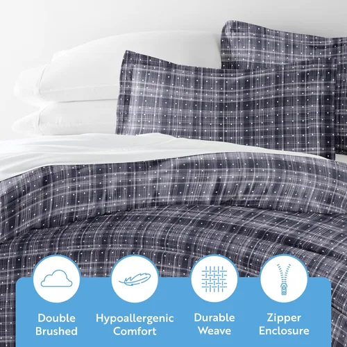 Vista 102 de Linen Market Funda de edredón individual para cama individual – Experimenta una comodidad similar a un hotel con una suavidad inigualable
