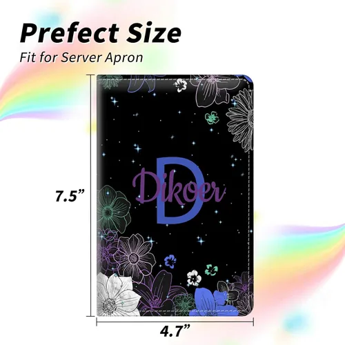 Vista 145 de Diseña Tus Propios Libros de Servicio con Nombre e Iniciales para Camareras, Dikoer Libro de Servicio de Camarero Personalizado con Nombre