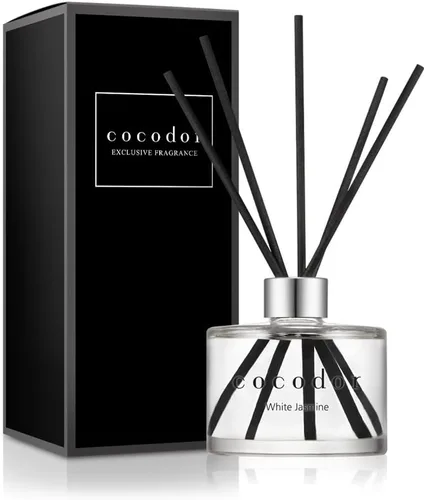 Vista 13 de COCODOR Signature - Difusor de 6.7 fl oz, con aceite de brisa de abril y varillas de junco, decoración para el hogar y la oficina, fragancias