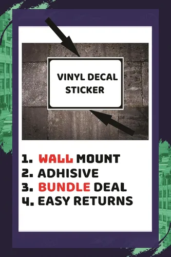 Vista 2 de Vinyl Stickers - Bundle - Safety and Warning & Warehouse Signs Stickers - Watch for Forklifts Floor Sign Y1-3 Pack (3.5" x 5")