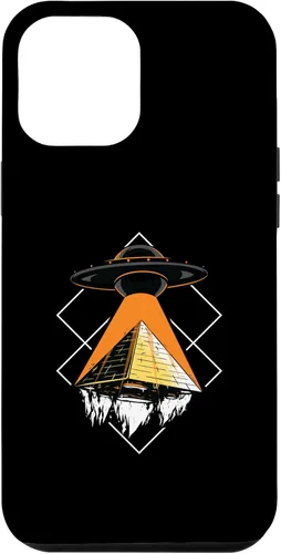 Vista 6 de iPhone 15 Funny Alien Addiction Pyramid Of Cheops UFO Case